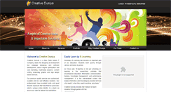 Desktop Screenshot of creativeduniya.com